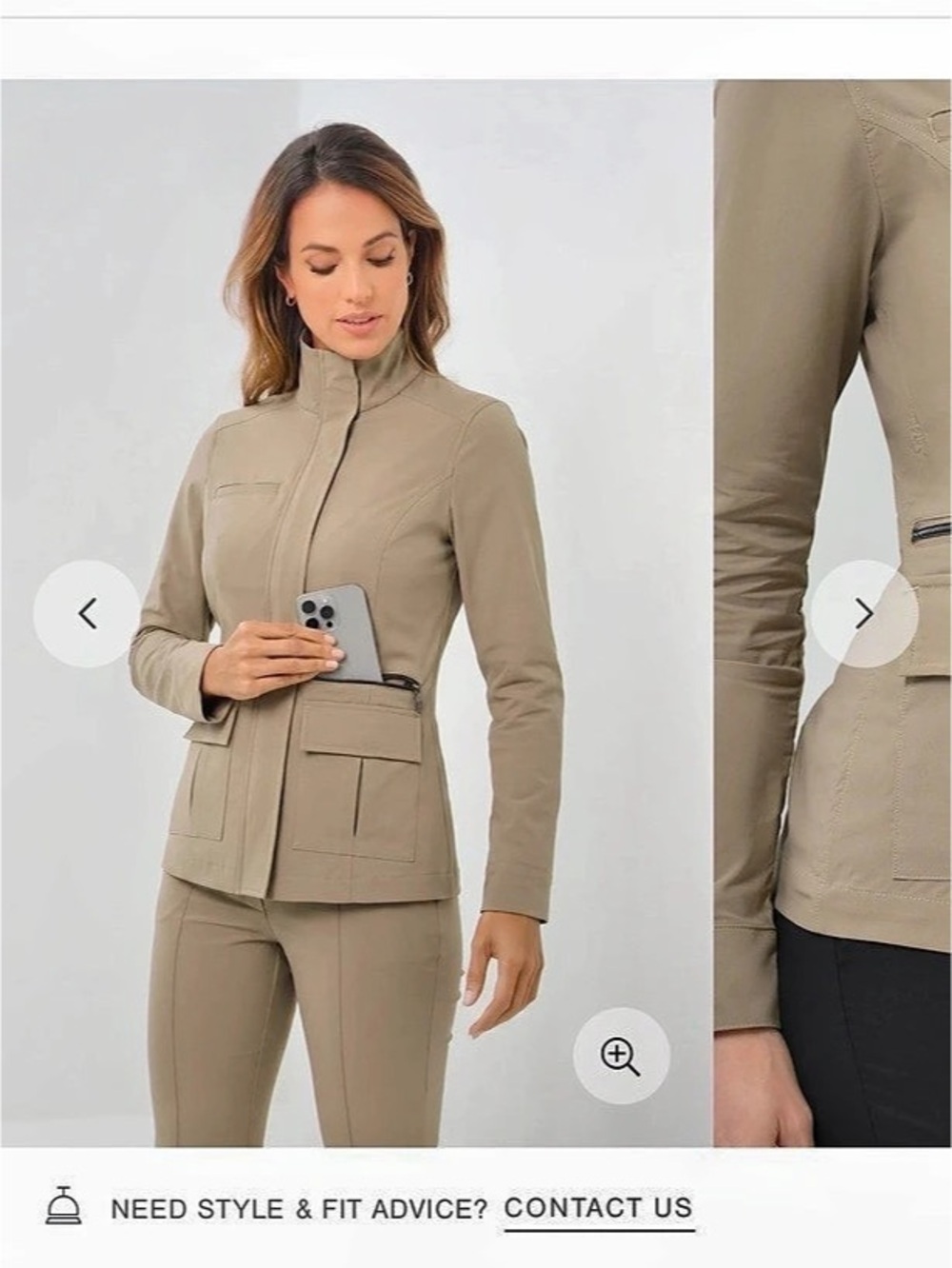 Anatomie Kenya Safari Jacket Beige Utility Jacket